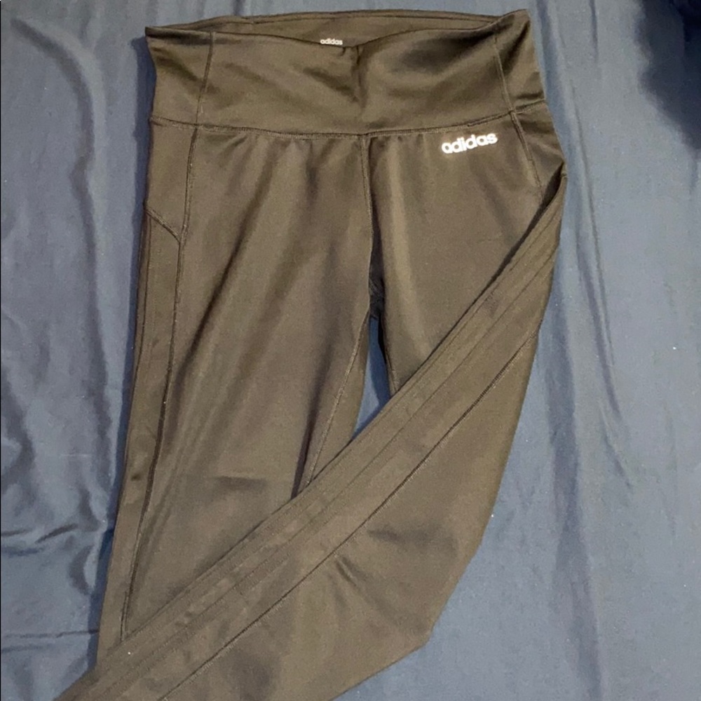 black adidas leggings